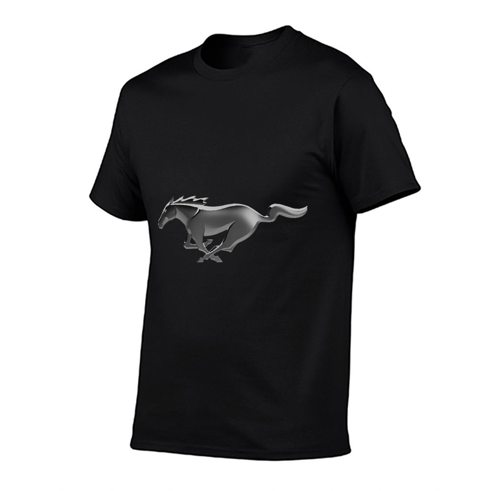 Ford Mustang Modern Pony Logo  Lightweight T-Shirt