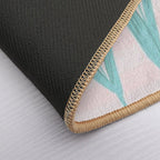 Tulips And Stripes  Rapid-Drying Bath Mat