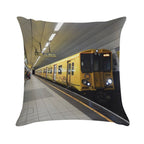 Merseyrail Class 508 115 at Liverpool Lime St Soft Hidden Zipper Throw Pillow