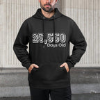 Happy 70th Birthday - Only 25,550 Days Old Unisex Design Hoodie
