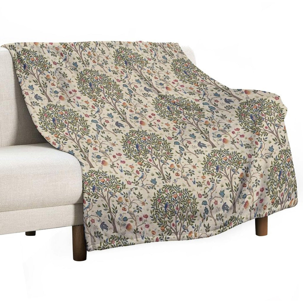 William Morris Victorian Arts And Crafts Movement Designer Comfort Throw Blanket
