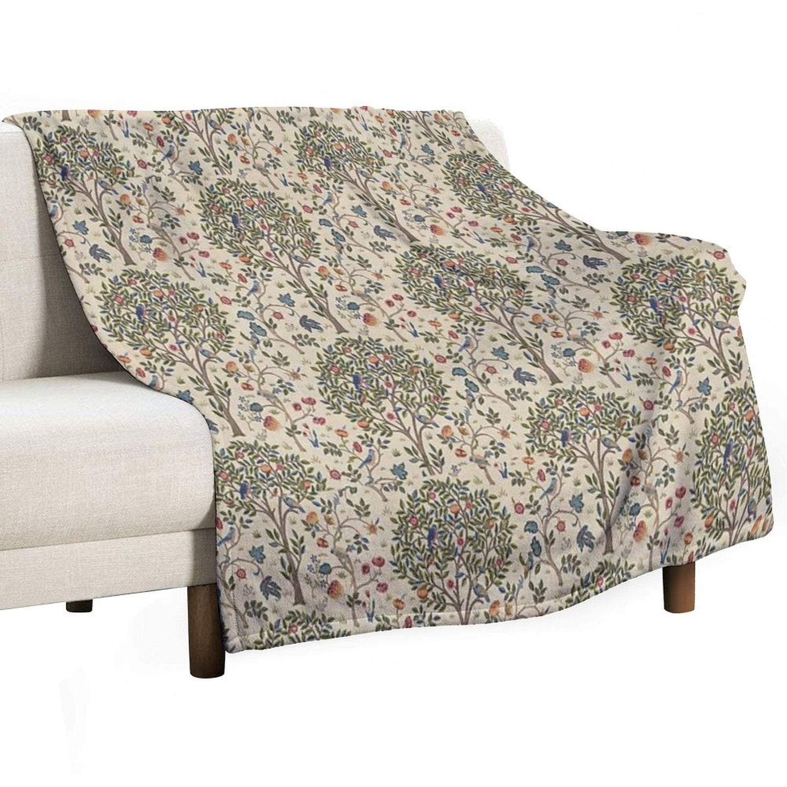 William Morris Victorian Arts And Crafts Movement Designer Comfort Throw Blanket