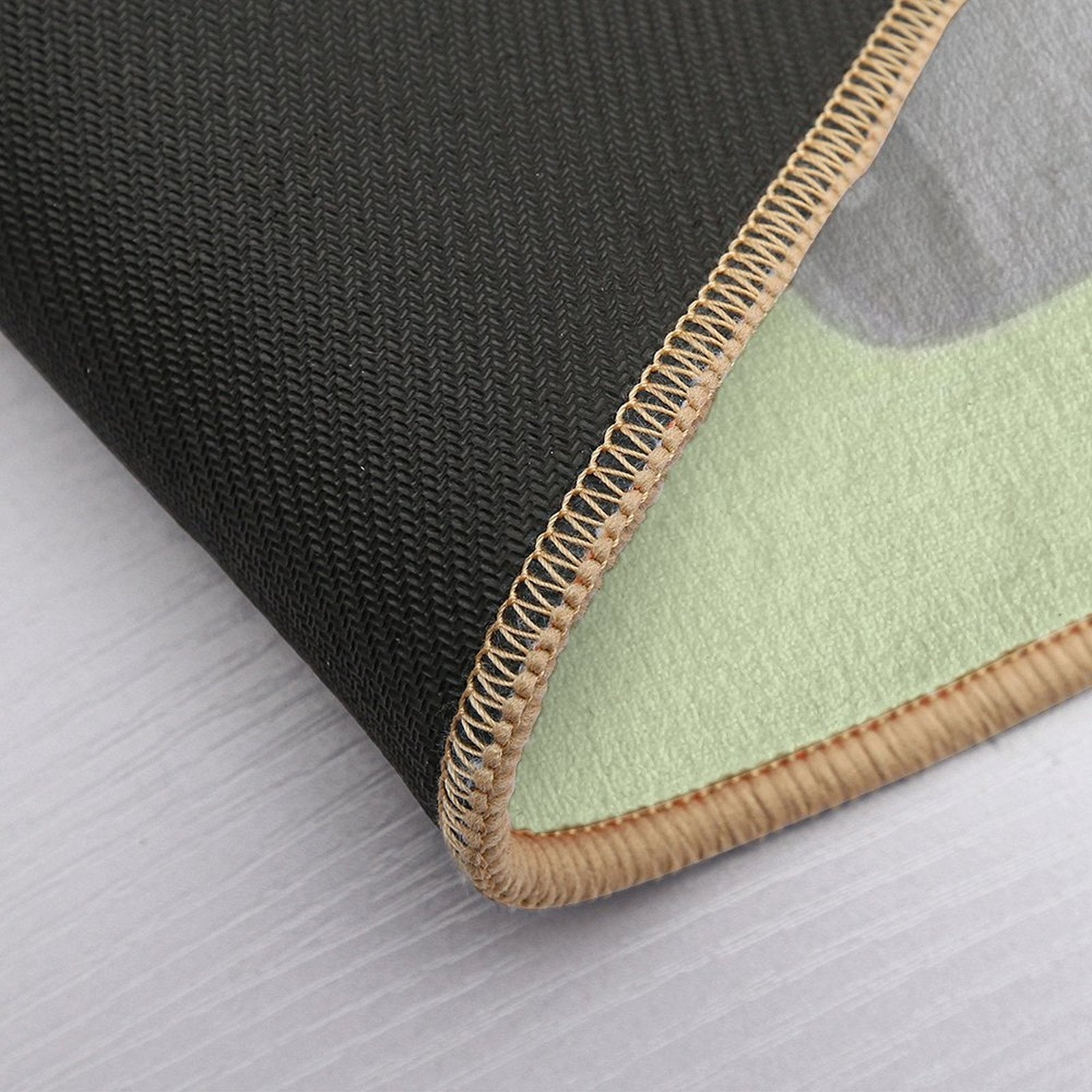 Big Squishy Onigiri Shaped Bunny  High-Traffic Bath Mat