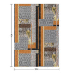 Ethnic Mixed Pattern Wrinkle-free Throw Blanket