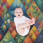 Colorful Quilting Pattren - Quilting Lover - Funny Quilter Versatility Throw Blanket