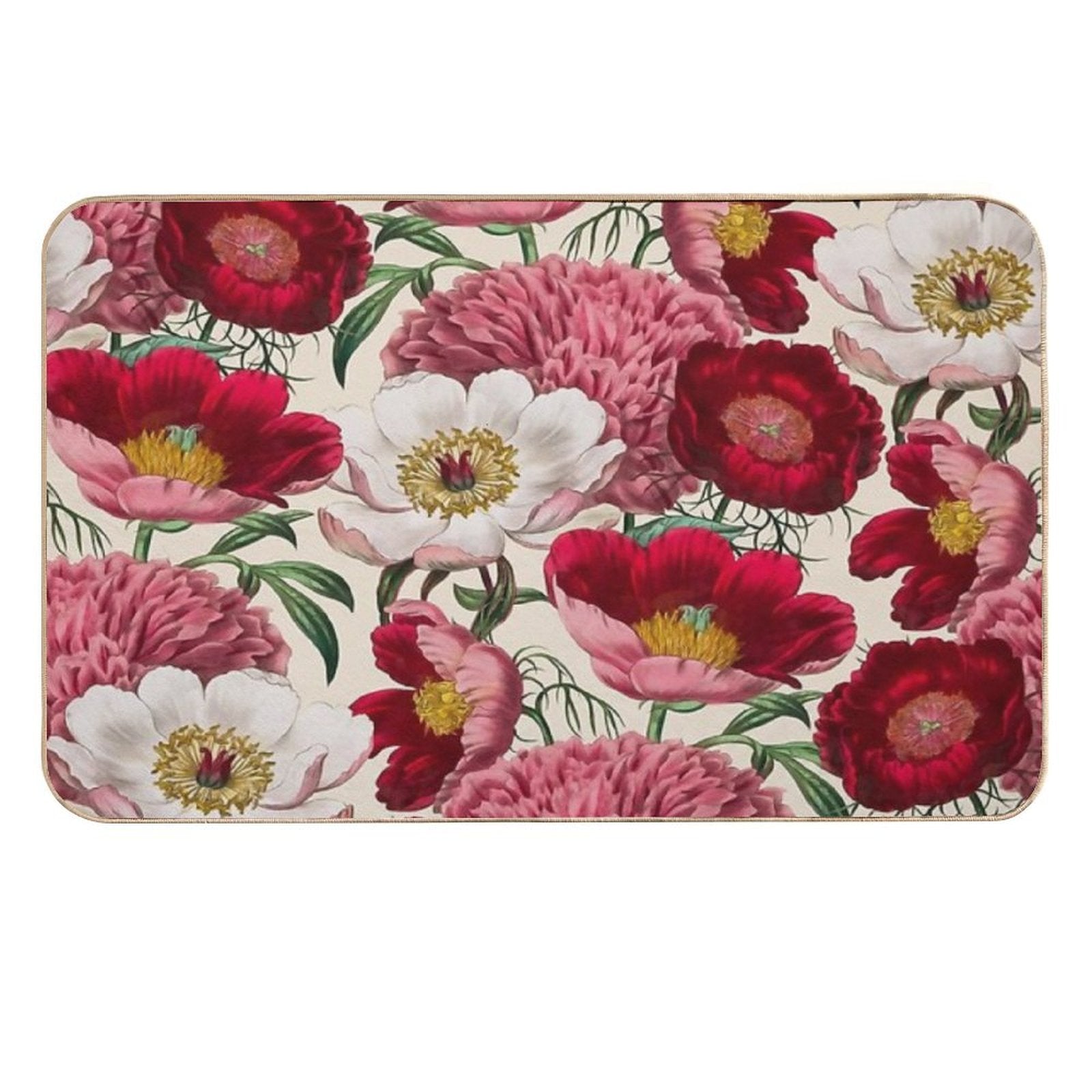 Flower Garden  Absorbent Bath Mat