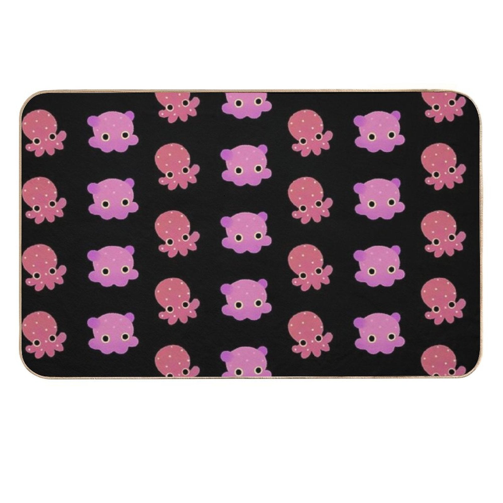 Octopus - Dark  Stain-Proof Bath Mat