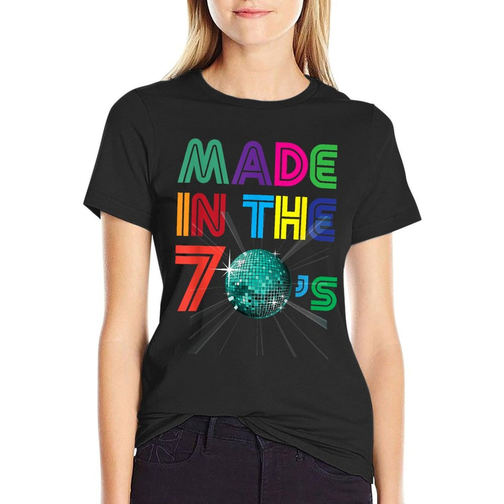 Vintage Retro Made In The 70s Gift +- 40 Yrs Years Old  Easy-care T-Shirt
