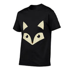 Cute Fox Face Awesome Halloween Costume Gift  Oversized Silhouette T-Shirt