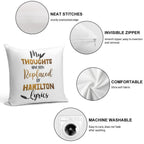Hamilton - Musical Theater Soft Anti-Pilling Throw Pillow