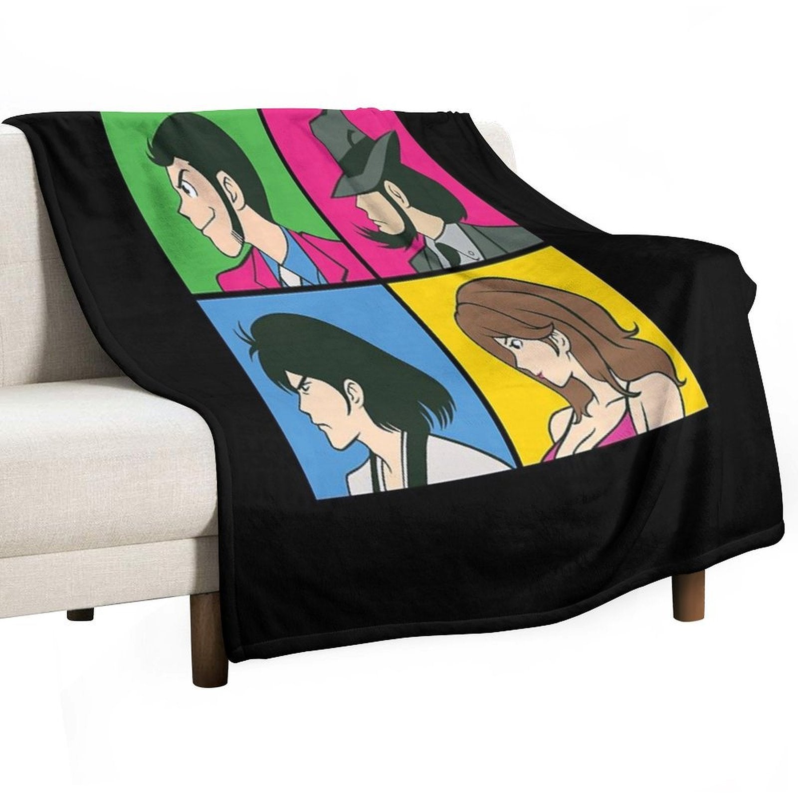213 Lupin 4square Durable Throw Blanket