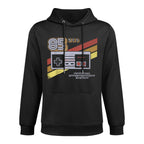 Nintendo NES Controller Retro Stripe 85 Medium-Weight Fabric Hoodie