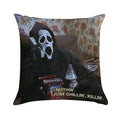 Just Chillin', Killin' Soft Ultra-Soft Texture Throw Pillow