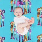 Squad of Friendship (Princess Twilight Ver.) Plush Throw Blanket