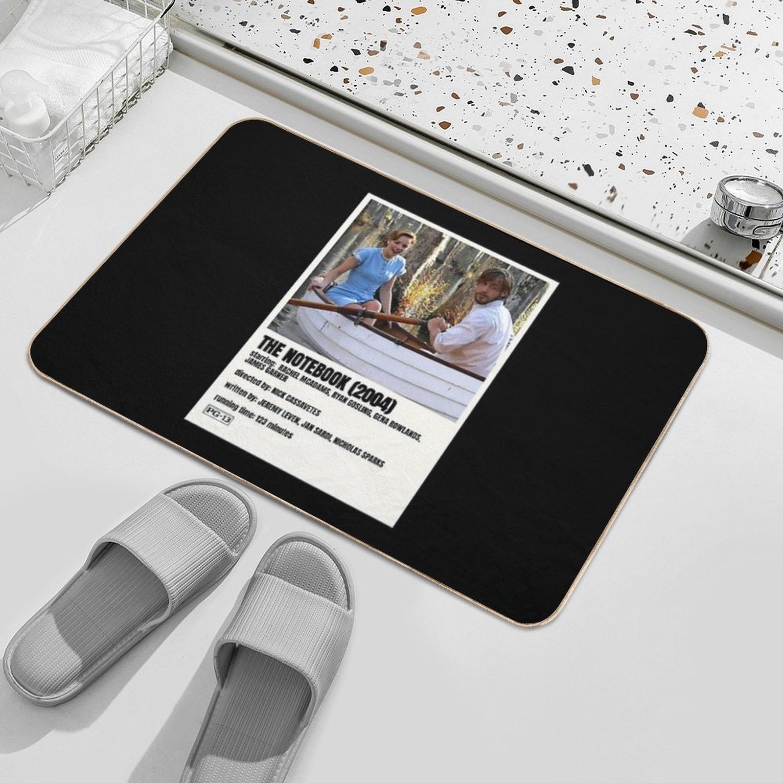 The Notebook Movie  Fade-Resistant Bath Mat