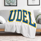 Udel - College Font Curved Quick-dry Throw Blanket