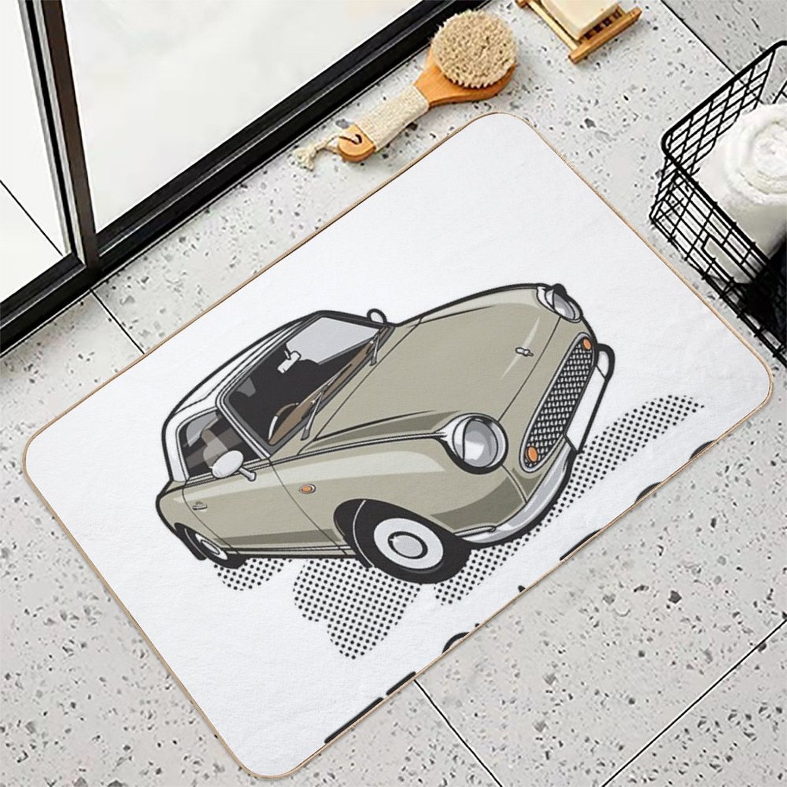 Nissan Figaro - Topaz Mist  Absorbent Bath Mat