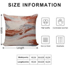 Rust, Slate And Earth Soft Skin-Friendly Throw Pillow