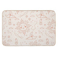 Moons And Suns Pattern  Multi-Purpose Bath Mat