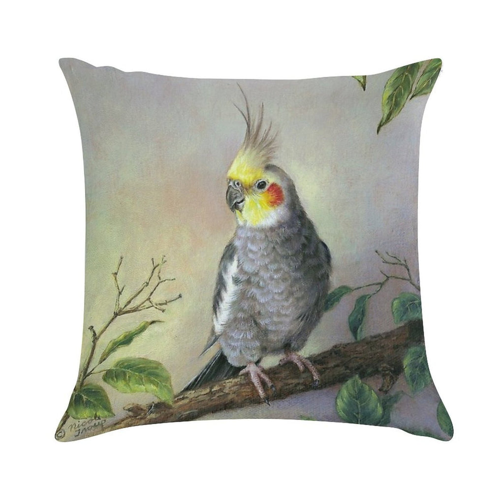 Cockatiel Soft Easy Maintenance Throw Pillow