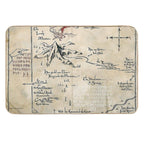 Legendary Treasure Maps  Pet-Safe Bath Mat