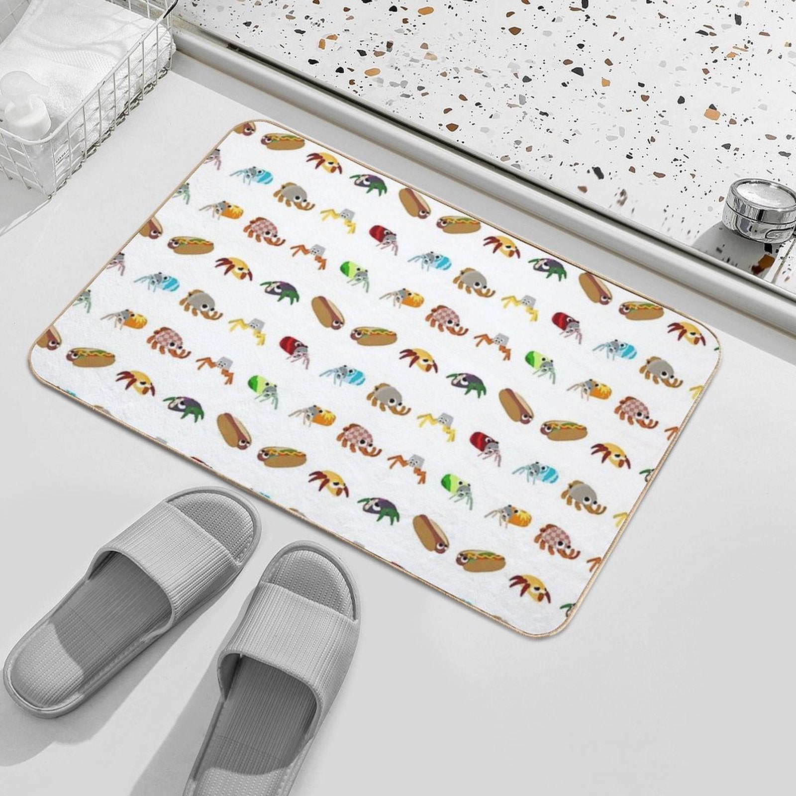 Bugsnax - Fast Food Pack  Easy Maintenance Bath Mat