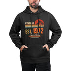 50 Year Old Gifts Vintage 1972 Limited Edition 50th Birthday Customizable Surface Hoodie