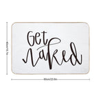Get Naked Bathroom Decor  Long-Lasting Bath Mat