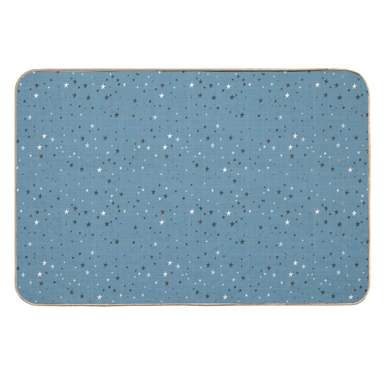 Floating - Ocean Blue  Stain-Proof Bath Mat