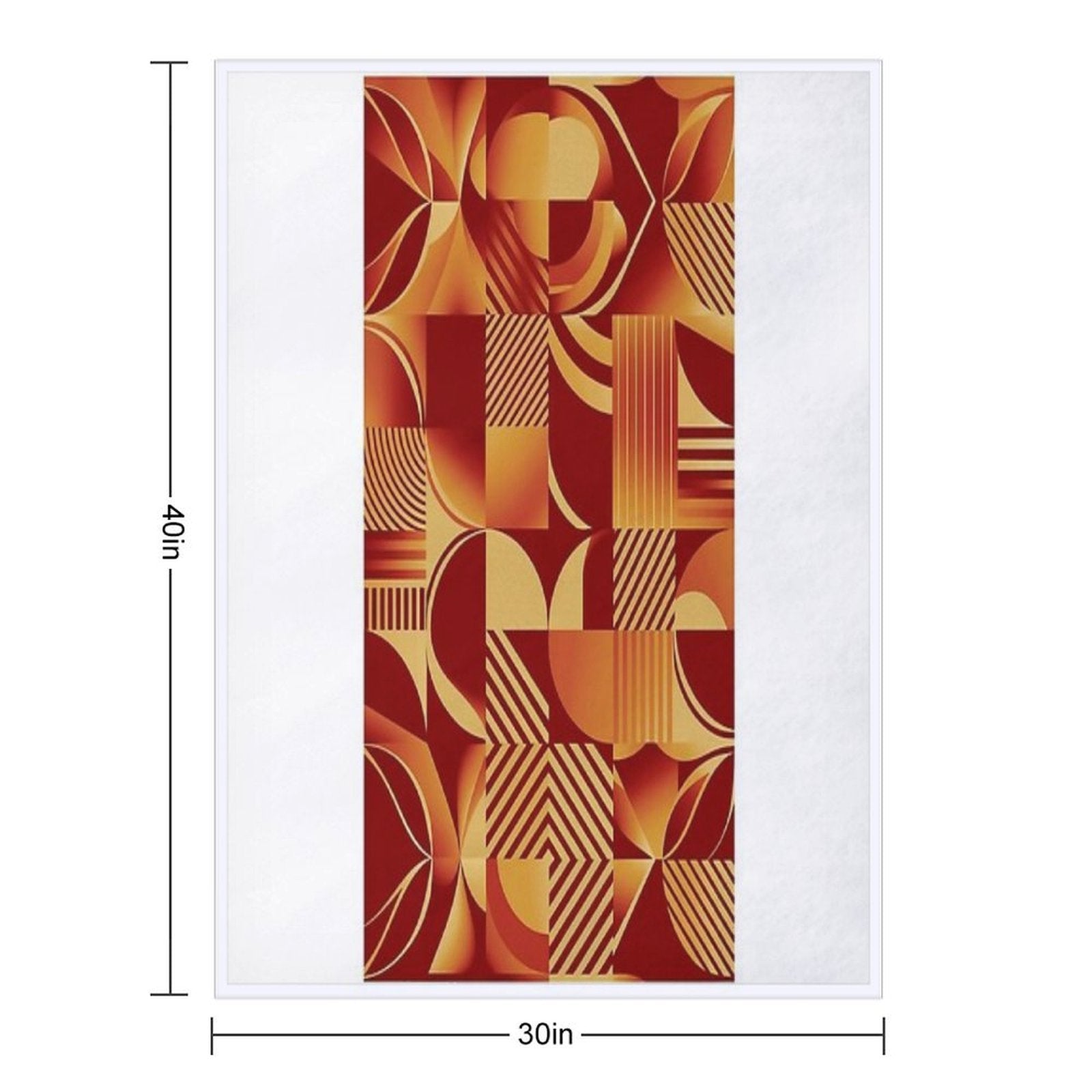 Art Deco  Retro  Vintage  Home Decor Eco-conscious Throw Blanket