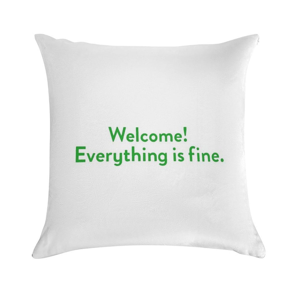 The Good Place Welcome Wall Soft Fade-Resistant Throw Pillow