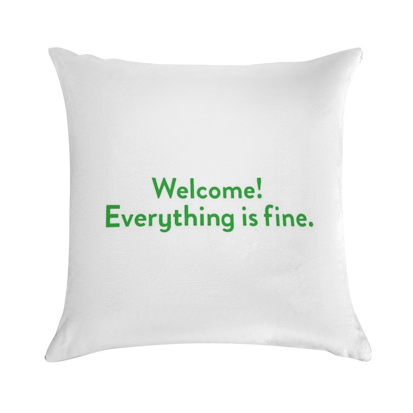 The Good Place Welcome Wall Soft Fade-Resistant Throw Pillow