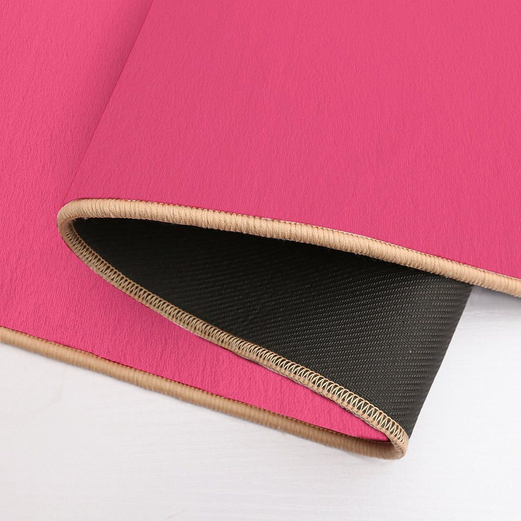 Hot Pink Disco Ball. Mirrorball  Repositionable Bath Mat