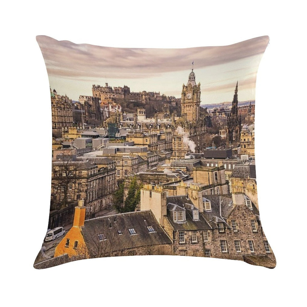 Edinburgh Morning Soft Easy Maintenance Throw Pillow