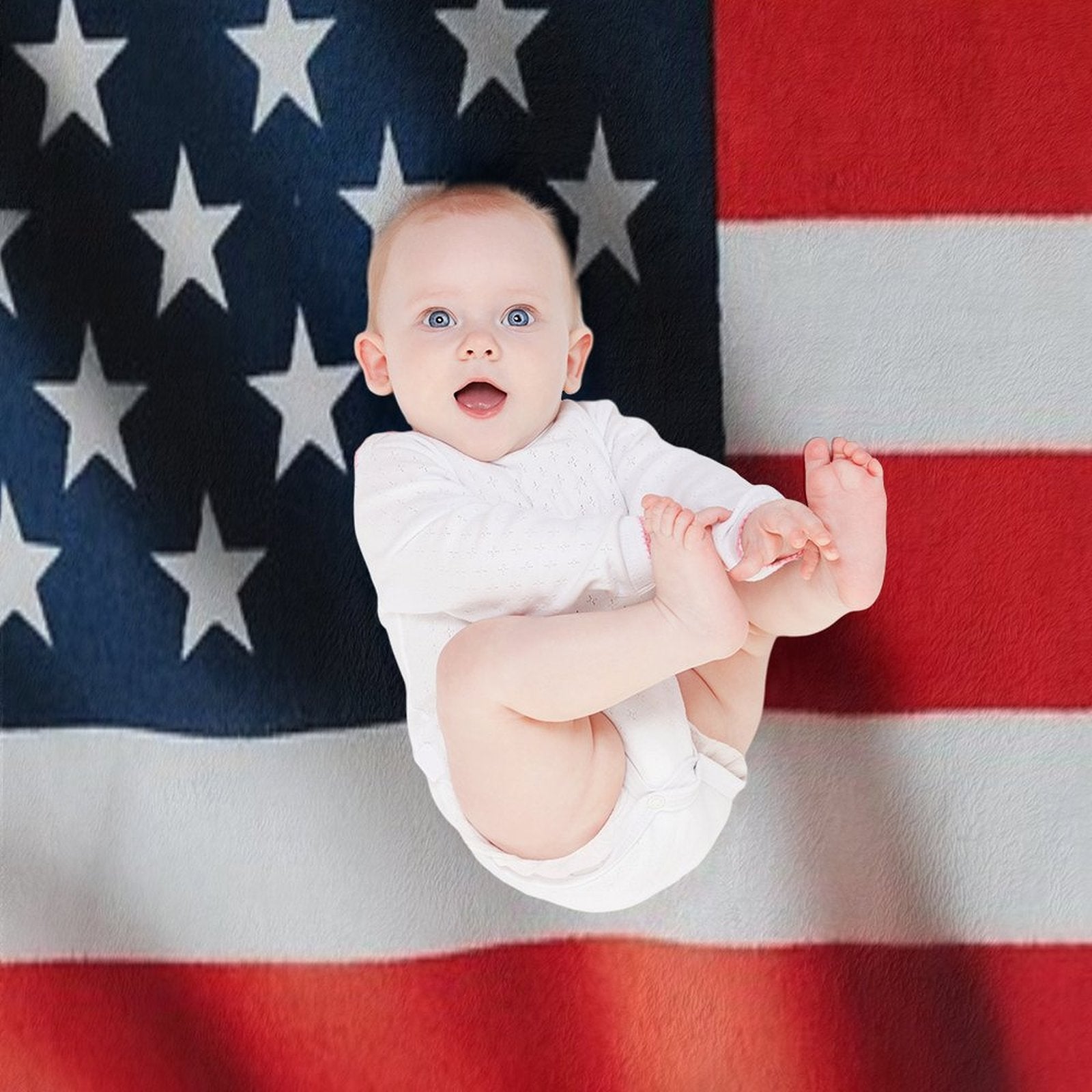 4th of July Compact Throw Blanket