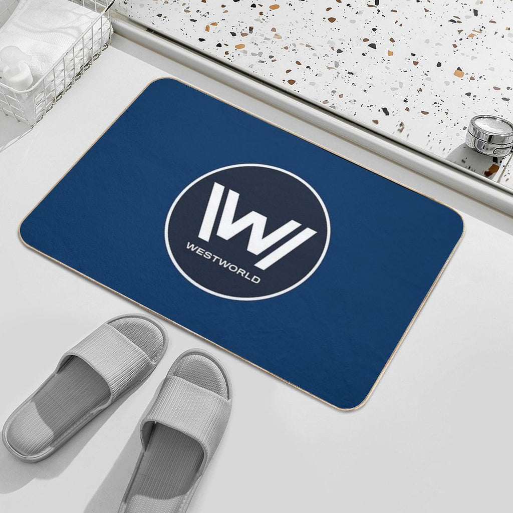 Westworld Logo  Anti-Trip Bath Mat