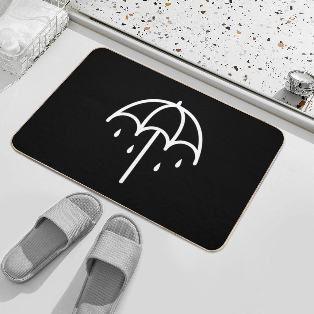White Umbrella  Eco-Friendly Bath Mat