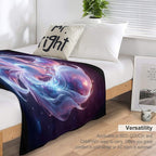 Celestial Kitsune Quick-dry Throw Blanket