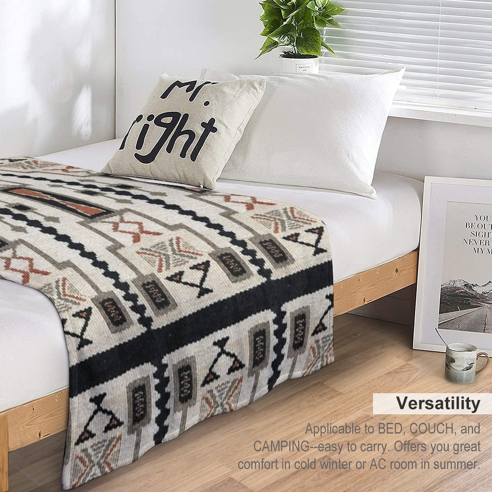 Storm Pattern Versatility Throw Blanket