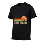 Vintage Powered By Root Beer Funny Drinking  Odor-resistant T-Shirt
