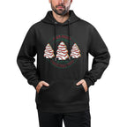 Farm Fresh Christmas Tree Frosting Frosted Cake Debbie Pilling-Resistant Hoodie