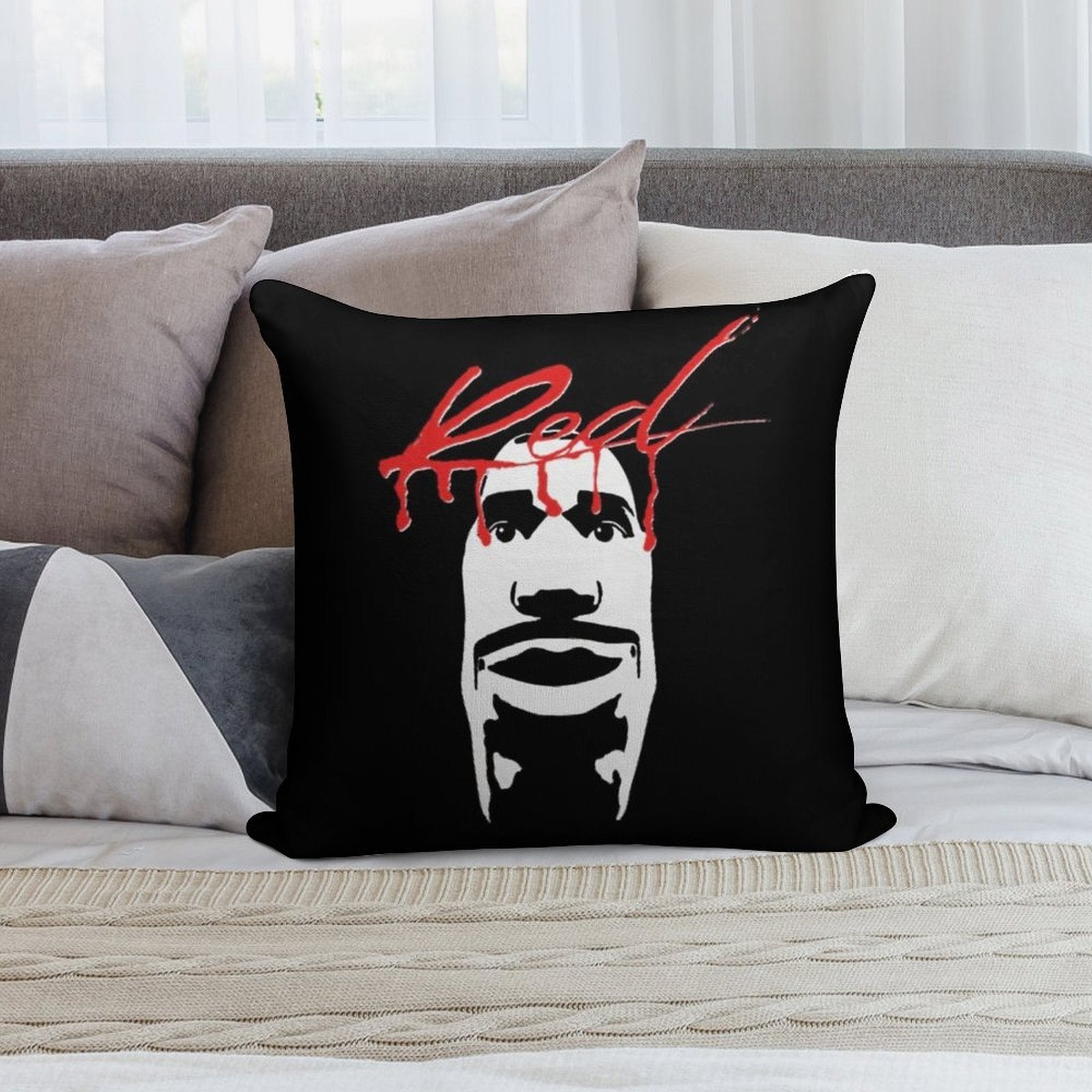 FN X Playboi Carti Soft Bedroom Essential Throw Pillow