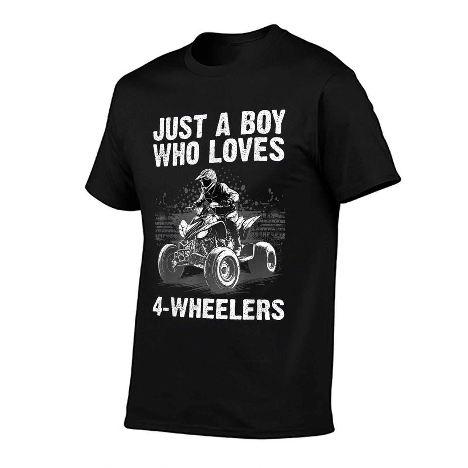 Cute ATV Design For Men Boys 4 Wheeler Racing Quad ATV Rider  Eco-friendly Material T-Shirt