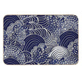 Kauai Indigo Blue #1  Odorless Bath Mat