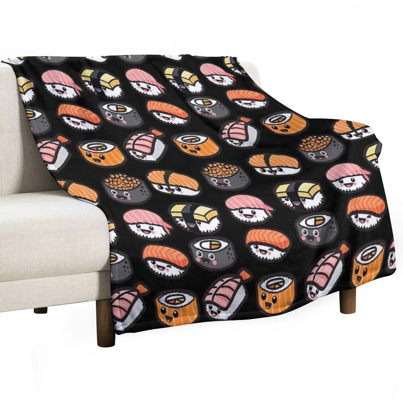 Sushi Family! Gift-ready Throw Blanket