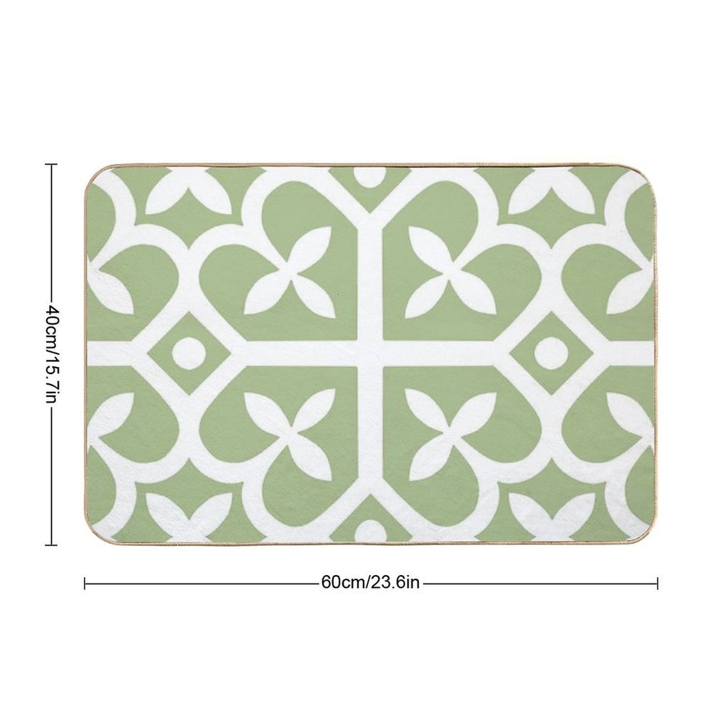 Tile Art  Anti-Trip Bath Mat
