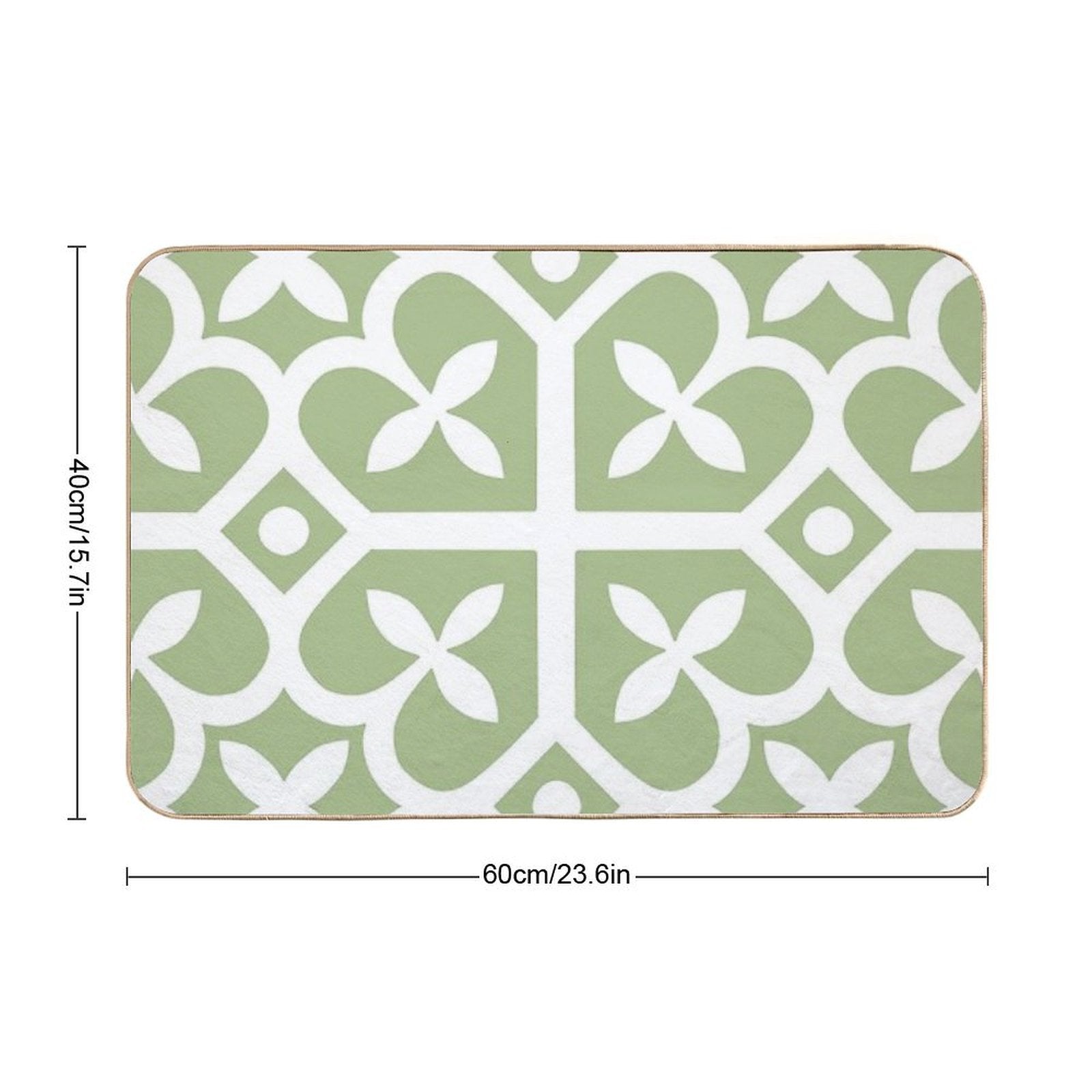 Tile Art  Anti-Trip Bath Mat