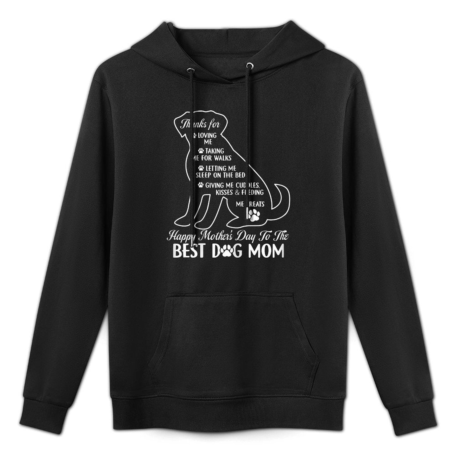 Happy Mother&#39;s Day To The Best Dog Mom Mothers Day Dog Lover Pilling-Resistant Hoodie
