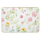Summer Florals  Easy To Clean Bath Mat