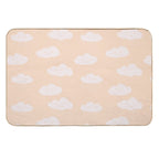 Cute Clouds Pattern  Easy To Clean Bath Mat